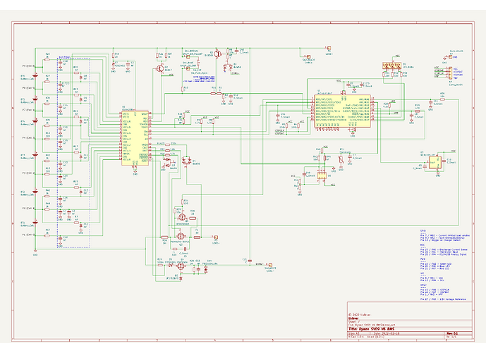 Dyson SV09 V6 BMS Schematic Tinfever Rev 0.1