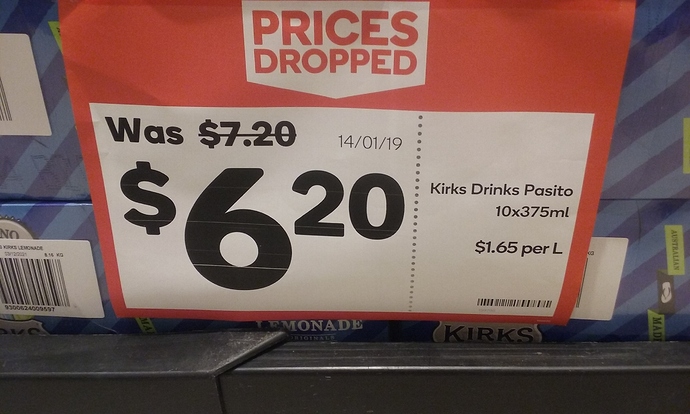 Woollies Price Reductions 13.01.2021