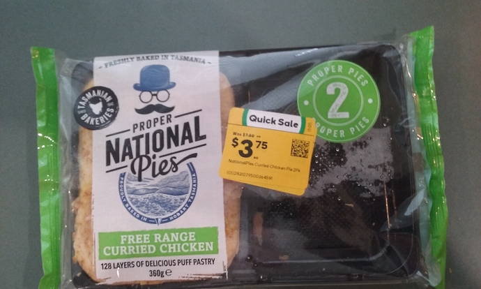 Woolworths National Pies Top 08.10.2020