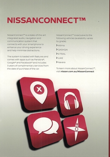 NissanConnect brochure