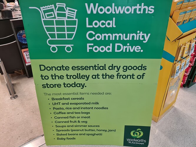 Woolies Idea Of Charity 06.11.2021