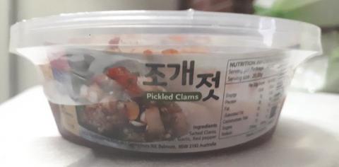 Photograph of Koryo Food Pickled Claims 180g|480x236