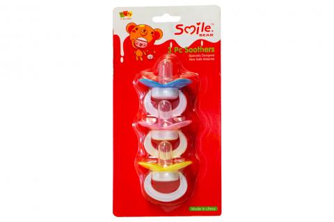 Photograph of Smile Bear Soother 3 pack|480x320