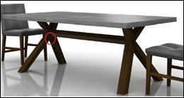Photograph of Levanzo 3 Dining Table|260x138